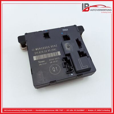 MERCEDES BENZ E-CLASS ESTATE W211 E 220 CDI ECU Door H.L 2118703385