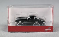 Herpa 421089 H0,1:87 Mercedes-Benz 300 Sl FlüGeltüRer, Schwarz Neuheit 2024!