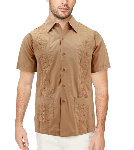 Men's Cuban Beach Wedding Button-Up 