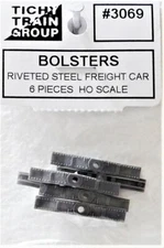 HO Scale Tichy Train Group 3069 Freight Car Bolsters pkg( 6)
