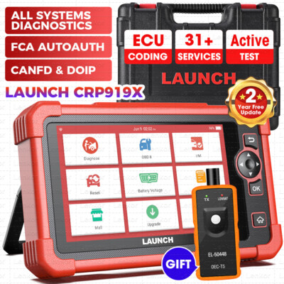 LAUNCH CRP919X OBD2 Bidirectional Scanner Full System Diagnostic Tool Key Coding