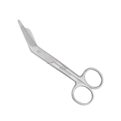 Lister Verbandschere gebogen Schere Verbände Edelstahl Bandage Scissors 14,5 cm