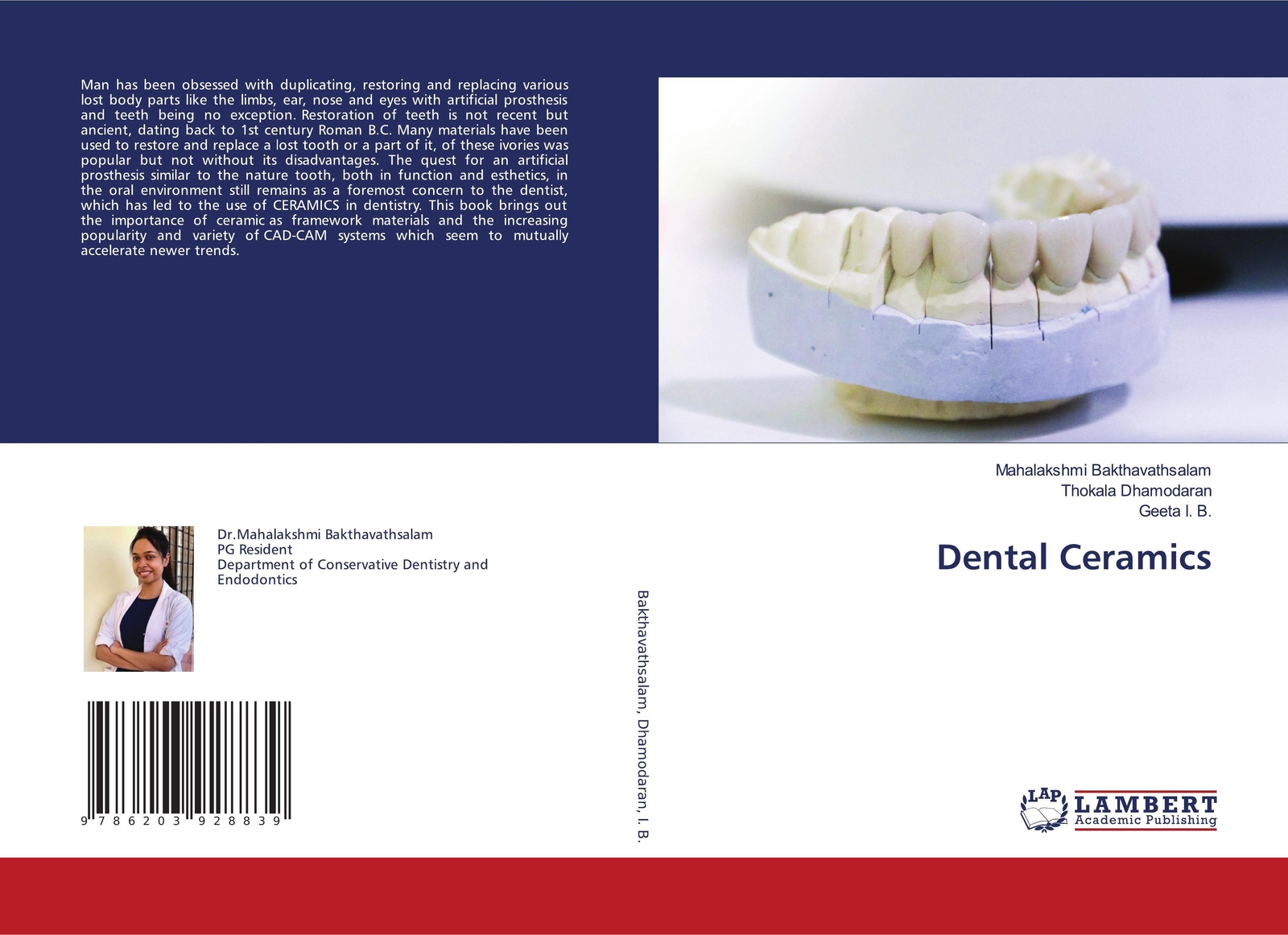 Thumbnail - Dental Ceramics Mahalakshmi Bakthavathsalam (u. A.) Taschenbuch