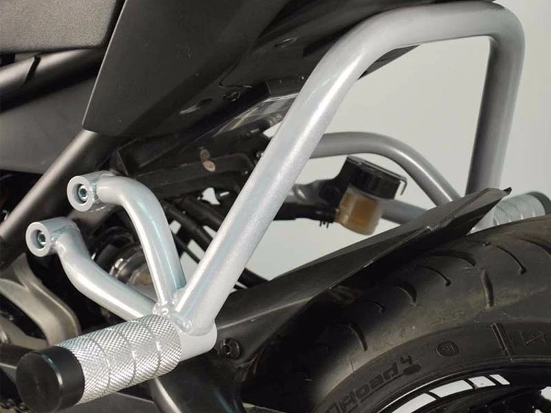 Clavija de pasajero trasero Subcage Stunt negra para Yamaha MT FZ 09 Tracer MT-09 FZ-09 Foto 3 de 4
