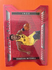 Donovan Mitchell  2020-21 Obsidian  Pitch Black  ASIA RED Flood Electric Etch
