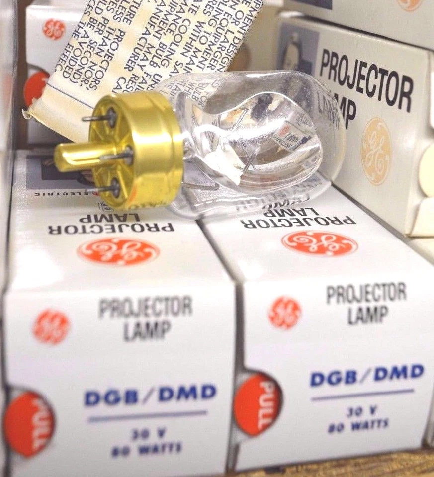 DGB DMD DFE 80W 30V G17Q Base A/V Proyección Fotográfica BOMBILLA LÁMPARA NUEVA GE 40215 Foto 4 de 4