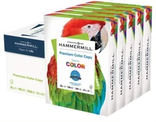Hammermill Copy Paper 100 Brightness 28lb 8-1/2 x 11 Photo White 2500/Carton