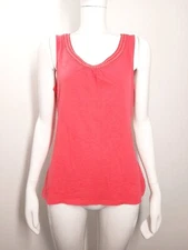 BODEN - Size 12 Pink 100% Cotton Sleeveless Vest Top SUMMER Holiday