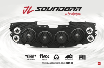 #ad #ad JL amp; JT American SoundBar Jeep Overhead Audio Empty Enclosure $629.00