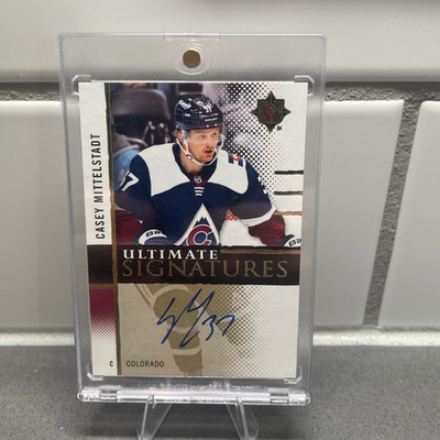 #ad #ad Casey Mittelstadt Auto 2024 25 Upper Deck Ultimate Colorado Avalanche #US CM $10.50