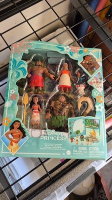 Mattel Disney Princess Moana Classic Storybook Figure Set NEW