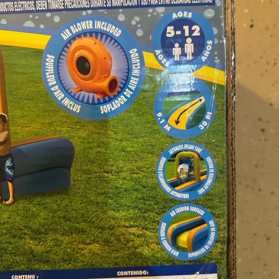 Wham-O 30ft Constant Air Slip ‘N Slide Inflatable Water Slide with Blower - Image 4 of 4