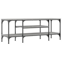 Tv-Schrank Grau Sonoma 121X35X45 Cm Holzwerkstoff & Eisen