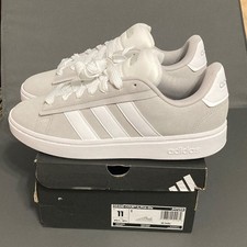 Adidas Grand Court Alpha 00s men  s 11 br Grey seaside with white stripes