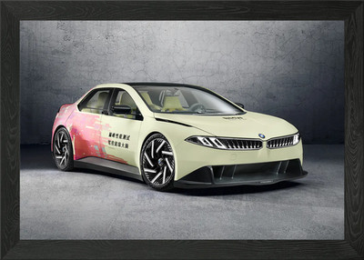 BMW i Vision Dee Concept Car Framed Wall Art Poster Canvas Print Picture