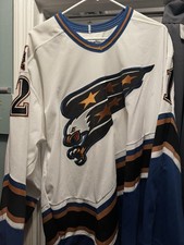 Vintage CCM Washington Capitals NHL Peter Bondra #12 Screaming Eagle Jersey XL