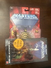 200X MASTERS OF THE UNIVERSE BUZZ OFF Action Figure Mattel He-Man With VHS Tape
