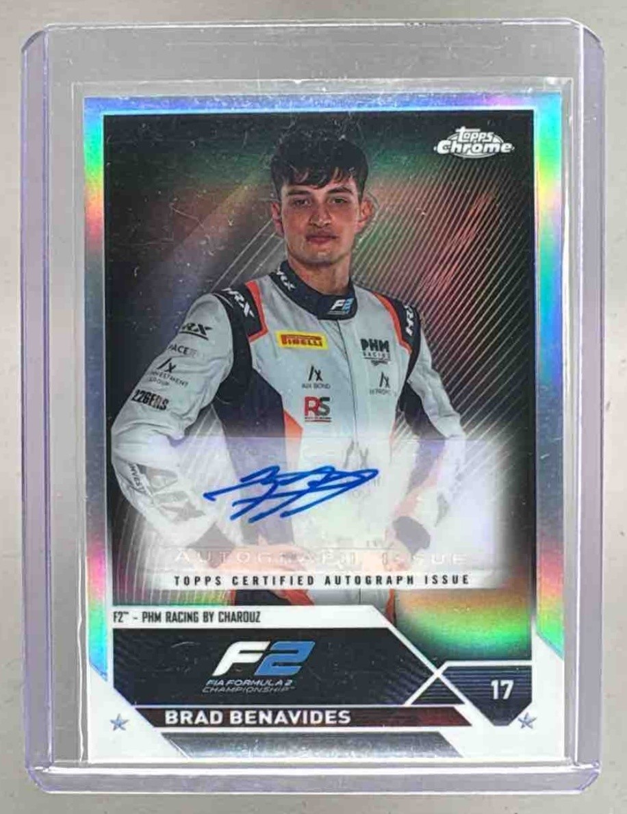 Brad Benavides 2023 Topps Chrome F1 #CAC-BB Auto