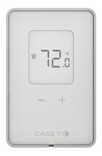 Programmable Double Pole White HVAC Thermostat for Energy Savings and Comfort