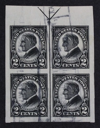 CKStamps: US Stamps Collection Scott#611 2c Block Large Margins