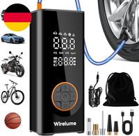 Kabelloser Elektrische Luftpumpe 150PSI 6000Mah Akku Kompressor Fahrradpumpe Min