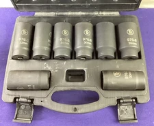 CAL VAN TOOLS 976 12-POINT METRIC AXLE NUT SOCKET SET