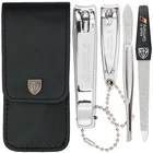 3 Swords Germany - Brand Quality 4 Piece Manicure Pedicure Grooming Kit Set for