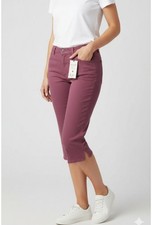 Gloria Vanderbilt Womens Amanda Capri With built-in slimming panel Size14P