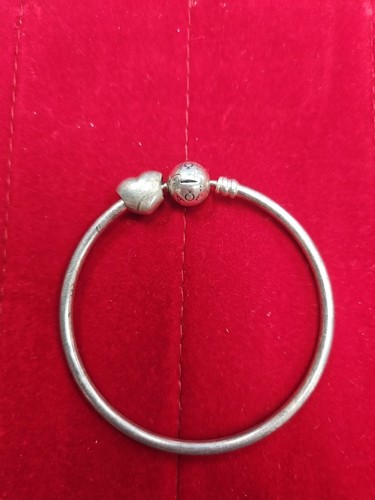Pandora Moments Charm Bangle Bracelet Sterling Silver