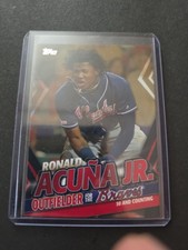 MLB62- Ronald Acuna Tribute TRA14. Gold. /50
