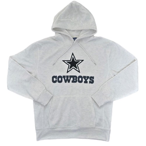 New Dallas Cowboys NFL Ultra Game Men's Size L Hoodie Pullover Off White Cream