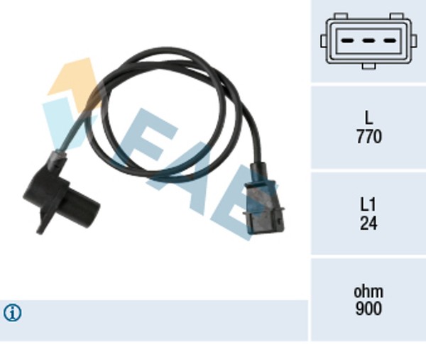 FAE Kurbelwellensensor Impulsgeber 79451 FüR 164 FB Sephia FA Shuma KIA Alfa 1-image