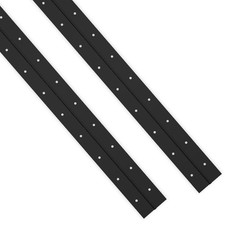 Black Piano Hinges 20Inch 2PCS Heavy Duty Stainless Steel Continuous  Piano ...