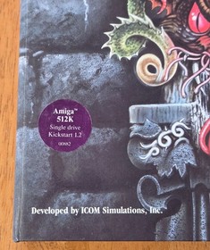Shadowgate Mindscape Icon  Amiga PC Big Box Game Complete CIB Book Binder 1987