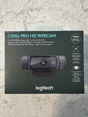 Logitech C920s Pro HD Webcam Full HD 1080p Video Calls + Privacy Shutter New