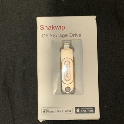 Snakwip iOS Storage Drive 512GB Flash Drive (Gold)