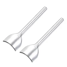 Arc-Shaped Leather Cutter Punch 25mm Strap End Punch Tool for DIY Craft 2pcs