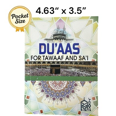 Duaas for Tawaf and Sai Hajj Umrah Dua Prayer Pocket Size Book 4.6''x3.5''