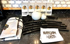 NHL CHICAGO BLACKHAWKS Strike Jam 360 Kan Jam Roundnet Outdoor Games Set