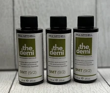3- Paul Mitchell THE DEMI Professional Demi-Permanent Liquid Hair Color ~ 9MT