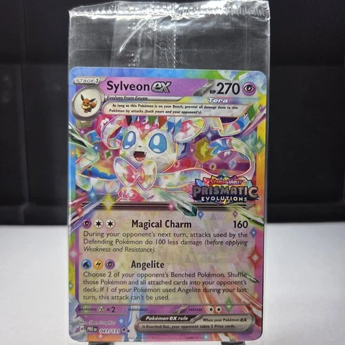 Sealed Sylveon ex Prismatic Evolutions Stamped Promo PRE 041/131 video thumbnail