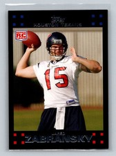 2007 Topps Rookie RC #297 Jared Zabransky Houston Texans Football Card. rookie card picture