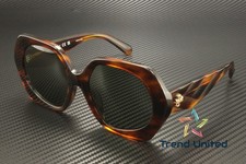 TORY BURCH TY7195U 19553H Dark Wood Dark Green 55 mm Women's Sunglasses