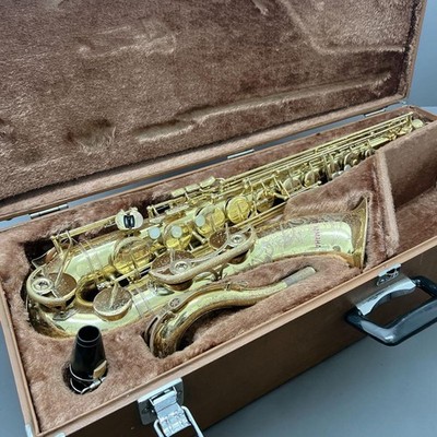 Rare Yamaha YSS-62 Soprano Saxophone Purple Logo Japan Vintage