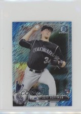 2017 Bowman Chrome Minis Base Rookies Blue Shimmer Refractor Jeff Hoffman 0o9