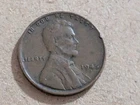 1945-S LINCOLN WHEAT CENT - RIM CUD Ungraded - Curculated
