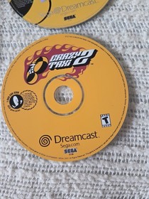 Crazy Taxi 1 & 2 (Sega Dreamcast, 2000) DISC ONLY! TESTED! 