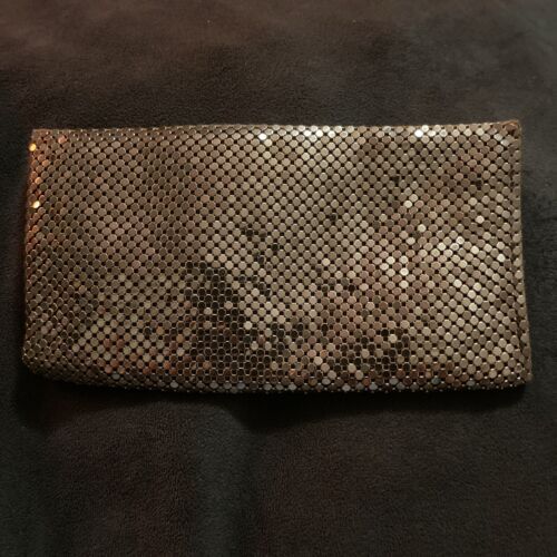 VTG Whiting And Davis Metal Mesh Billfold 6.5”x3.5”Closed - Picture 1 of 10