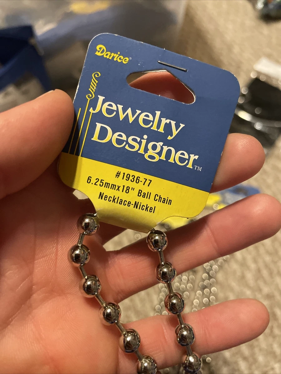 Ball link chain necklace discount