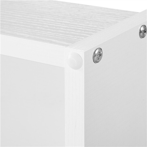 Schreibtisch Computertisch Arbeitstisch Bürotisch Regal PC Tisch Homeoffice Weiß - Bild 9 von 12